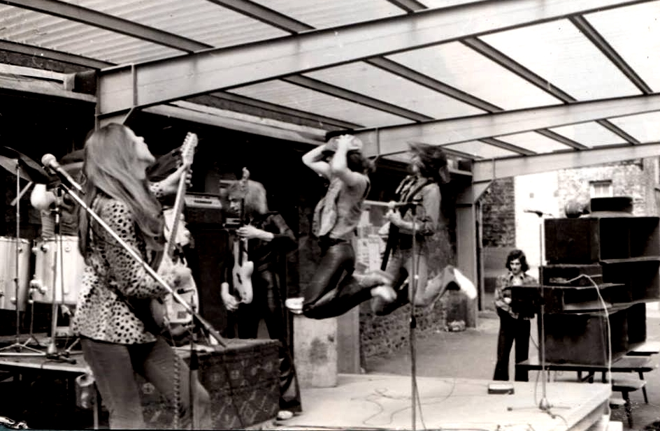  SCORPIONS daytime show at College St Laurent, Liège, Belgium - just before recording the second album,&nbsp; In Trance , 14. May 1975 