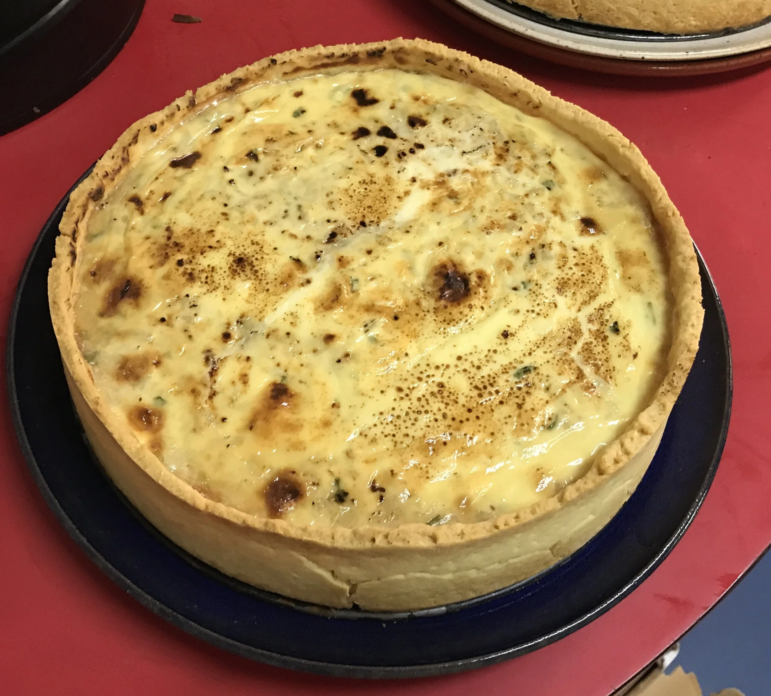 Torta suflê de queijo