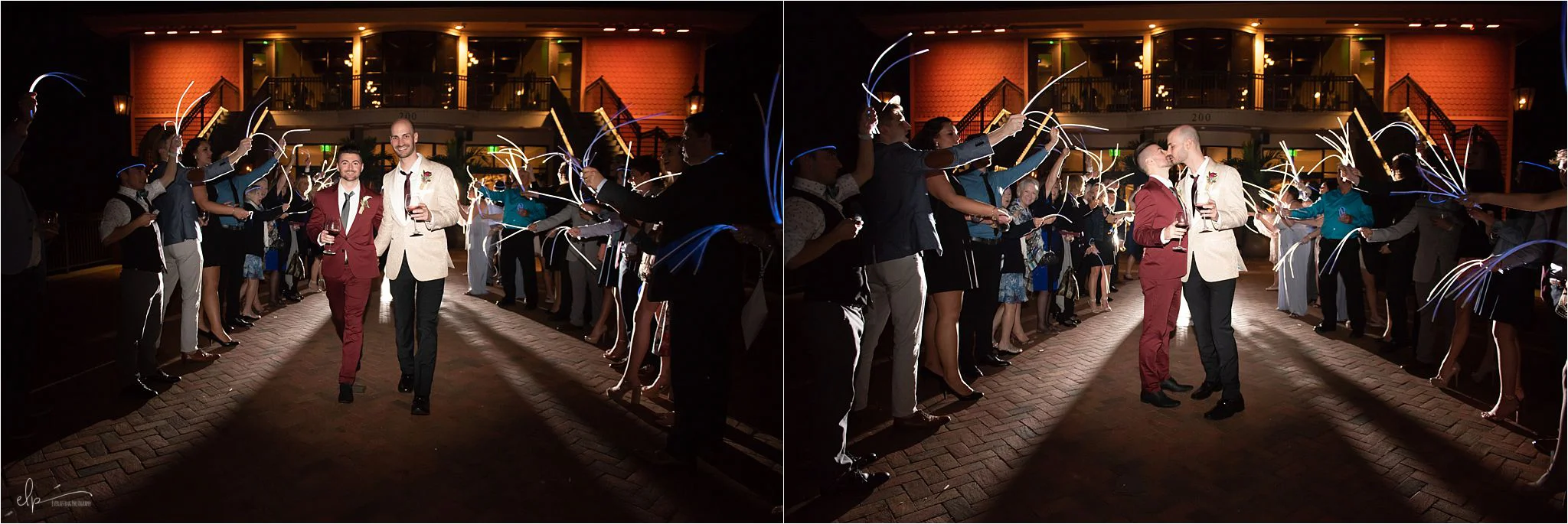 Glow sticks grand exit