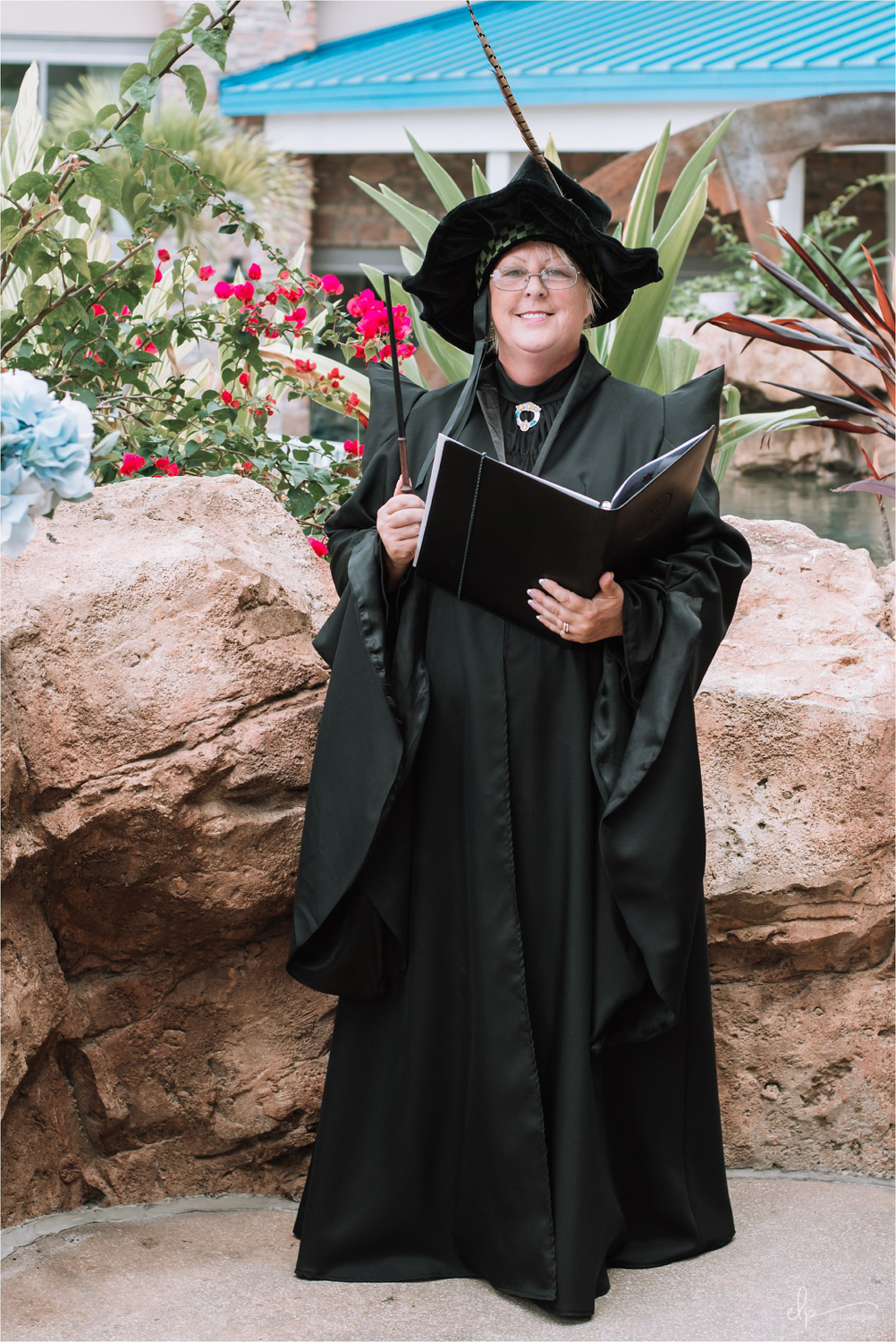 Harry Potter wedding ceremony.