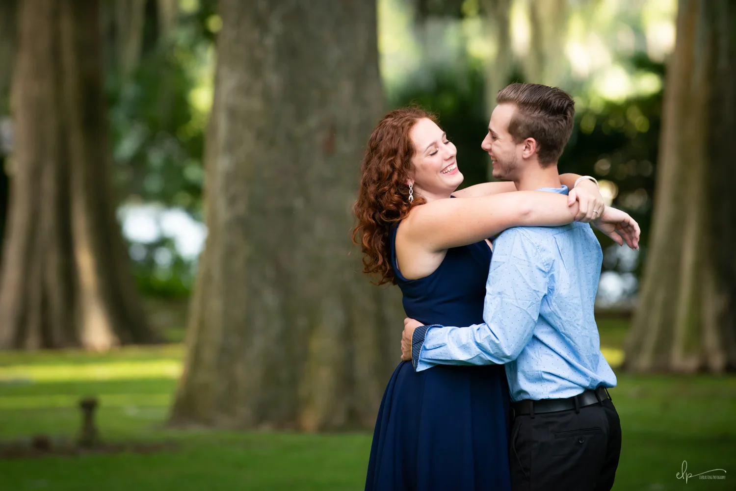 Kraft Azalea Gardens Couple's Engagement Photo Shoot