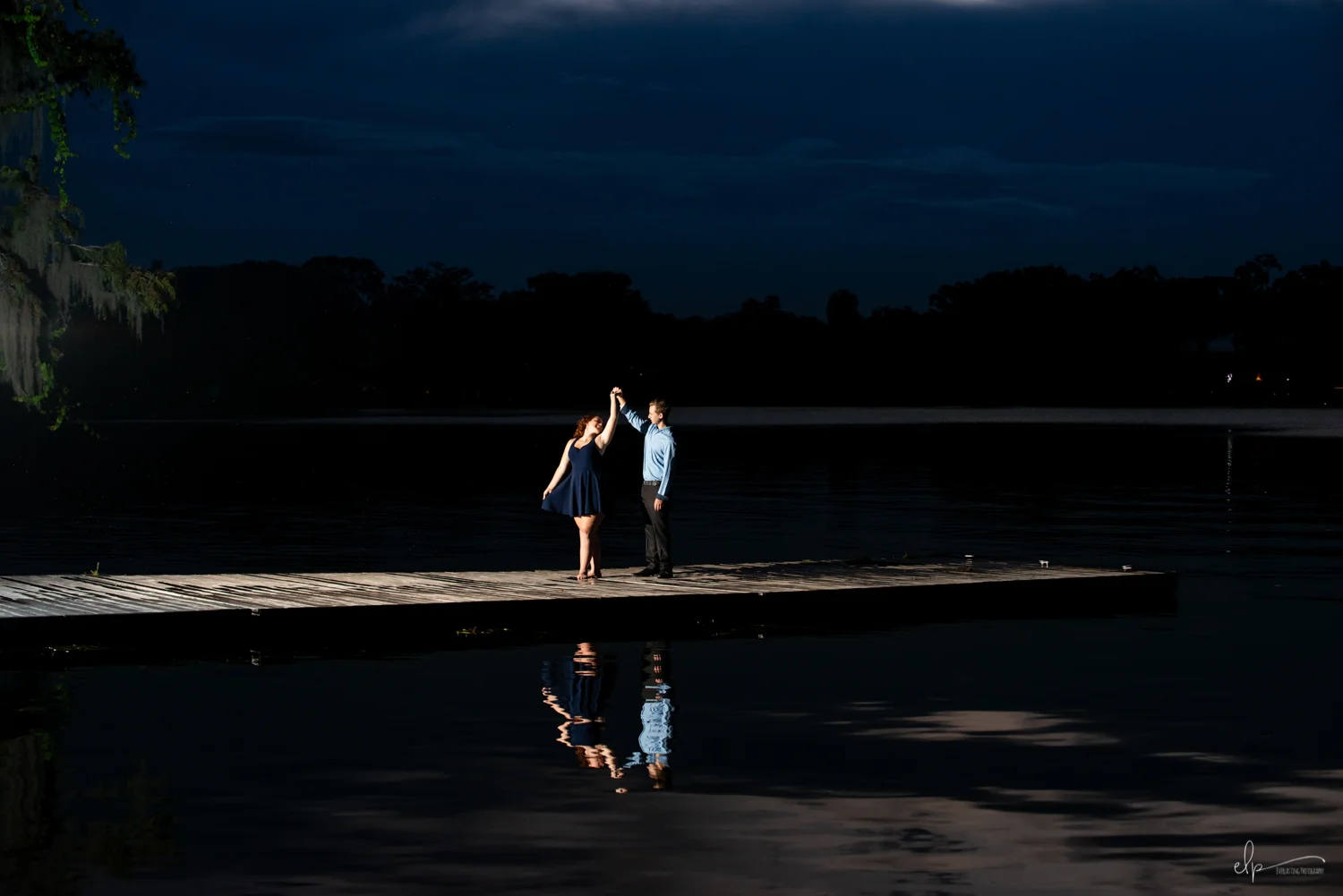 Couple's engagement portrait photography session at kraft azalea