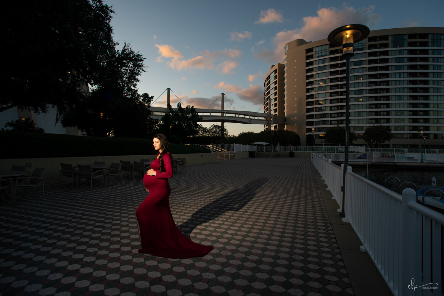 Maternity Portrait Shoot At Disney's Bay Lake Tower