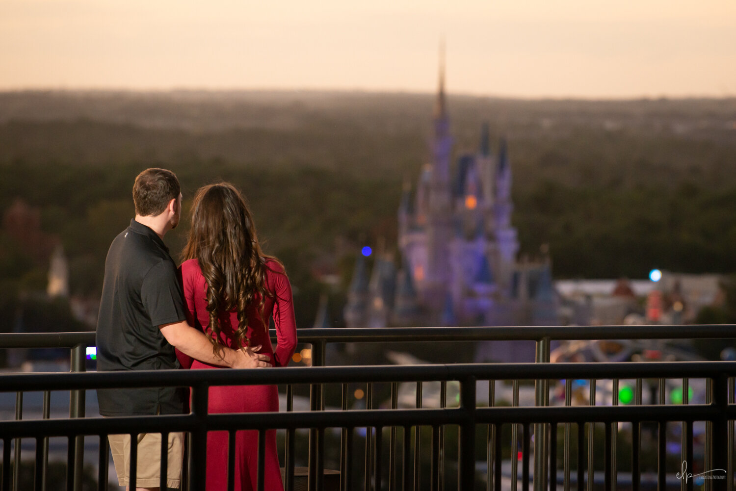 Engagement Portrait Photography At Disney's Contemporary Resort