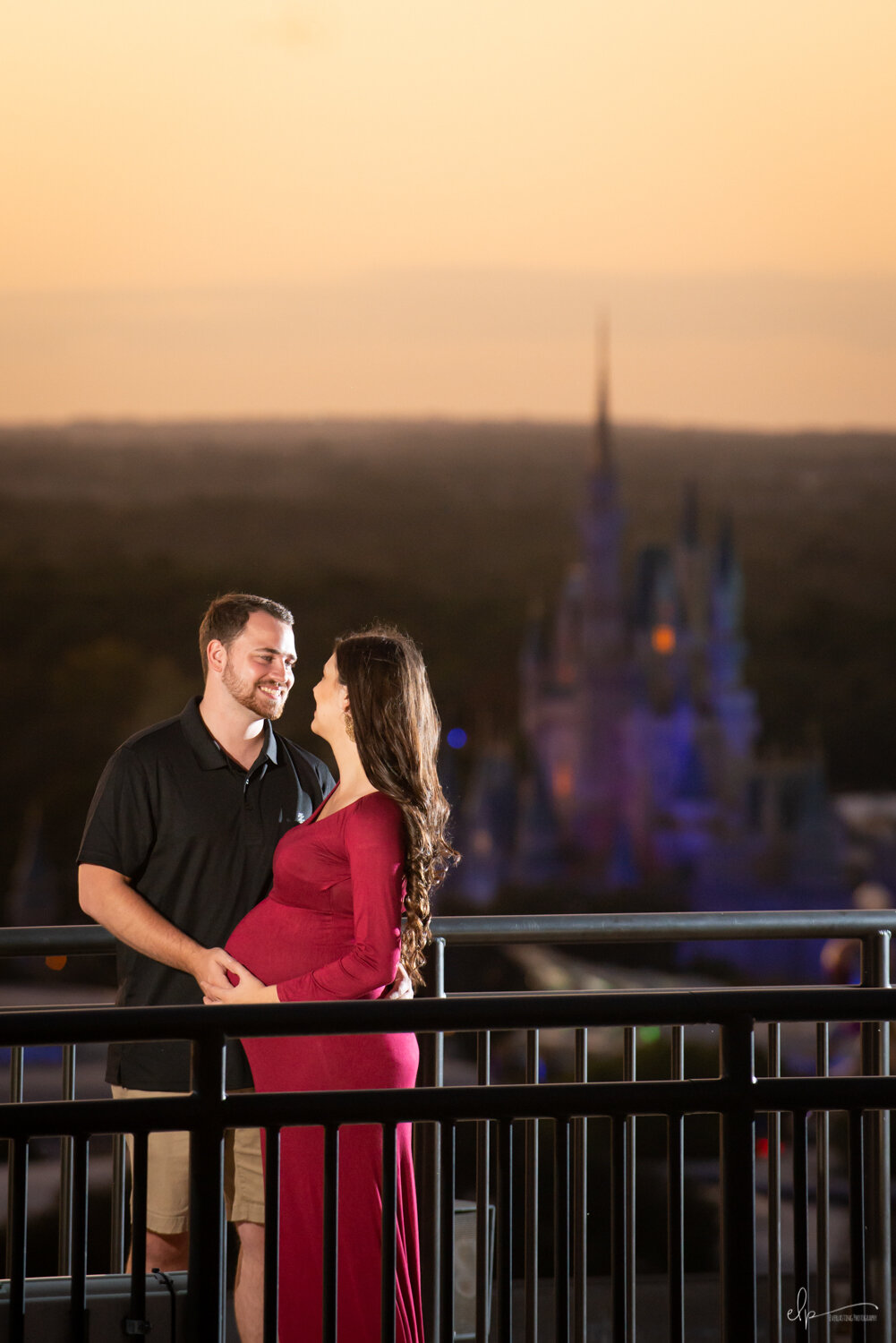 Engagement Portrait Photos At Disney's Contemporary Resort