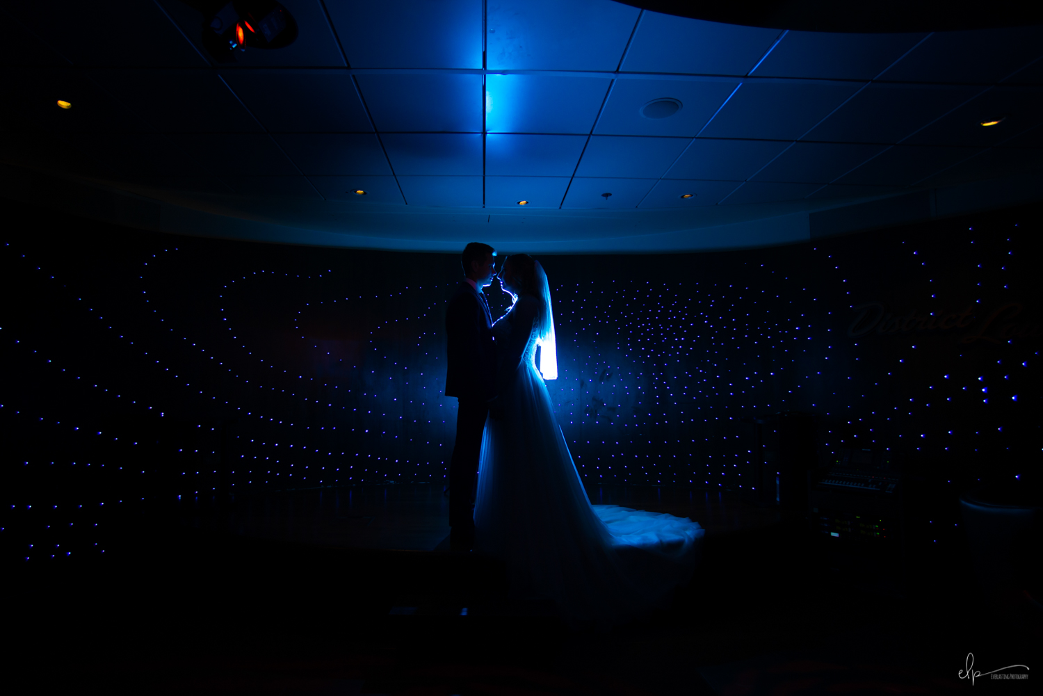 wedding portrait on disney cruise line