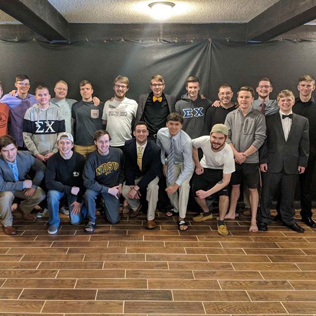 Congratulations to our brand new member in the Gamma Tau chapter of Sigma Chi! We were excited to initiate and accept him into our brotherhood and look forward to the future ahead! #&Sigma;&Chi; #brotherhood #fraternity #ndsu #greeklife #IHSV
