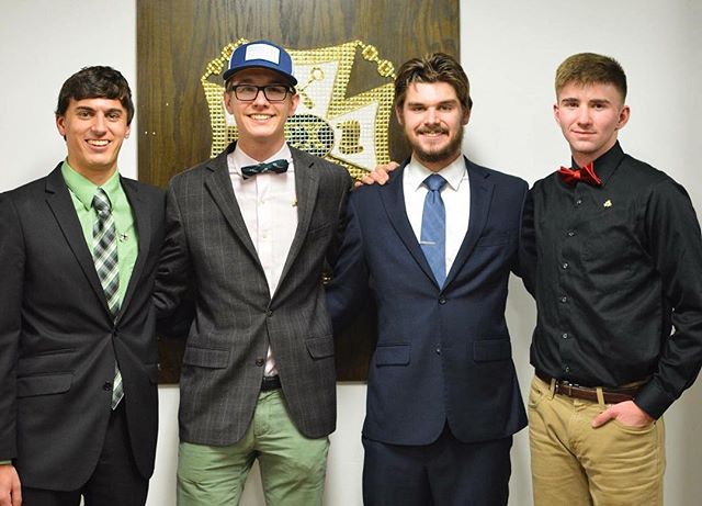 Congrats to our four brothers for being unanimously voted into the Interfraternity Council Executive committee. Brother Petersen as President, Brother Pavlicek as Vice President, Brother Boisjolie-Gair as Secretary/Treasurer, and Brother Hoberg as Pu