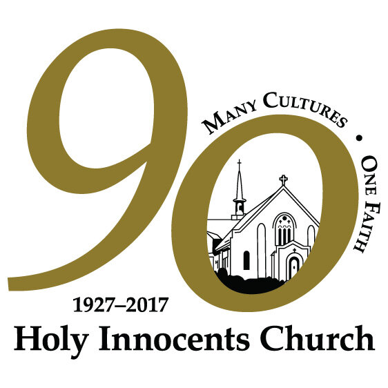 Holy Innocents 90th Logo