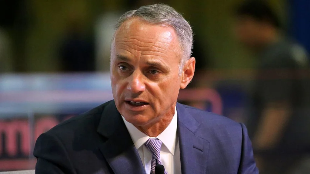 MLB Commissioner Rob Manfred during a press interview (2018)