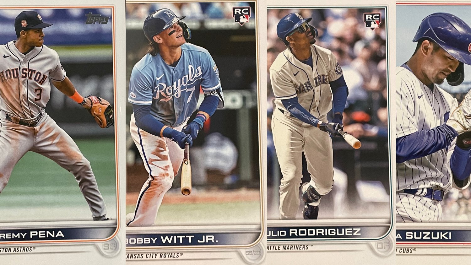 Chicago Cubs / 2022 Topps Baseball Team Set (Series 1 and 2) with (17)  Cards. PLUS 2021 Topps Cubs Baseball Team Set (Series 1 and 2) with (22)  Cards. ***INCLUDES (3) Additional