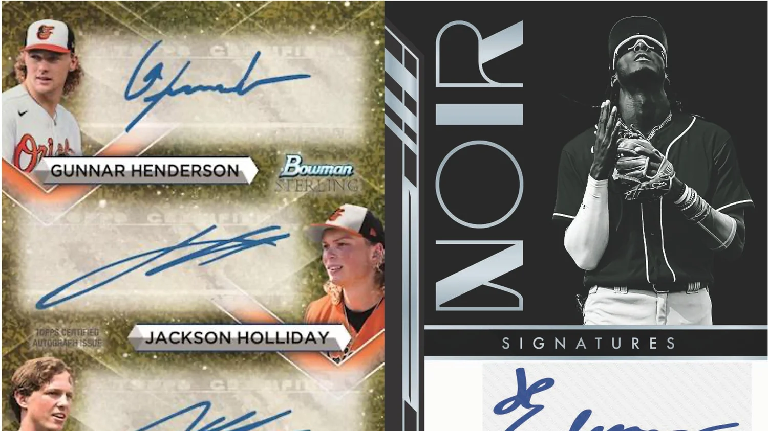 Jackson Holliday 哀しく bowman Auto topps