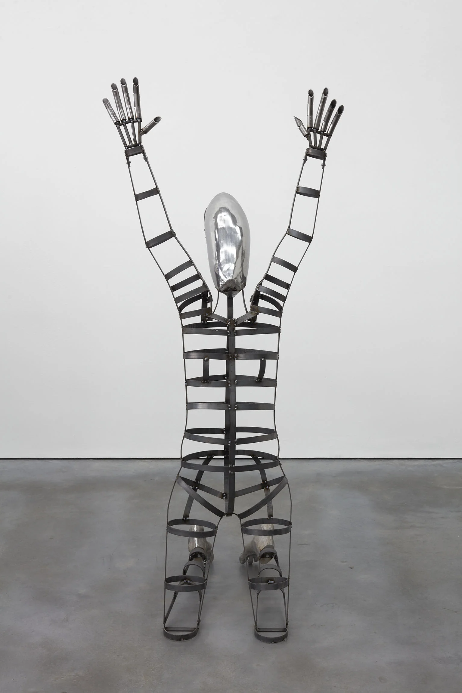 Beneath the Higher Worlds 2018 Cast aluminium, steel 176 x 80 x 67cm