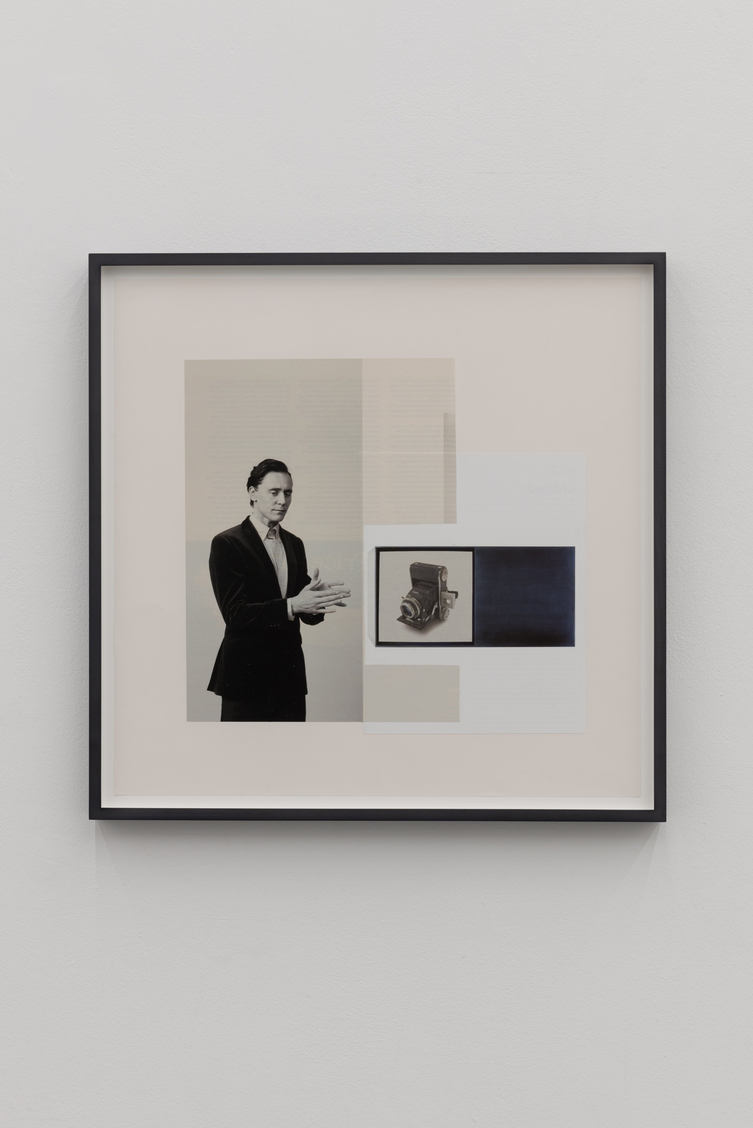  Untitled (Intertext), 2012&nbsp;  Collage&nbsp;  44.5 x 44.5 cm  