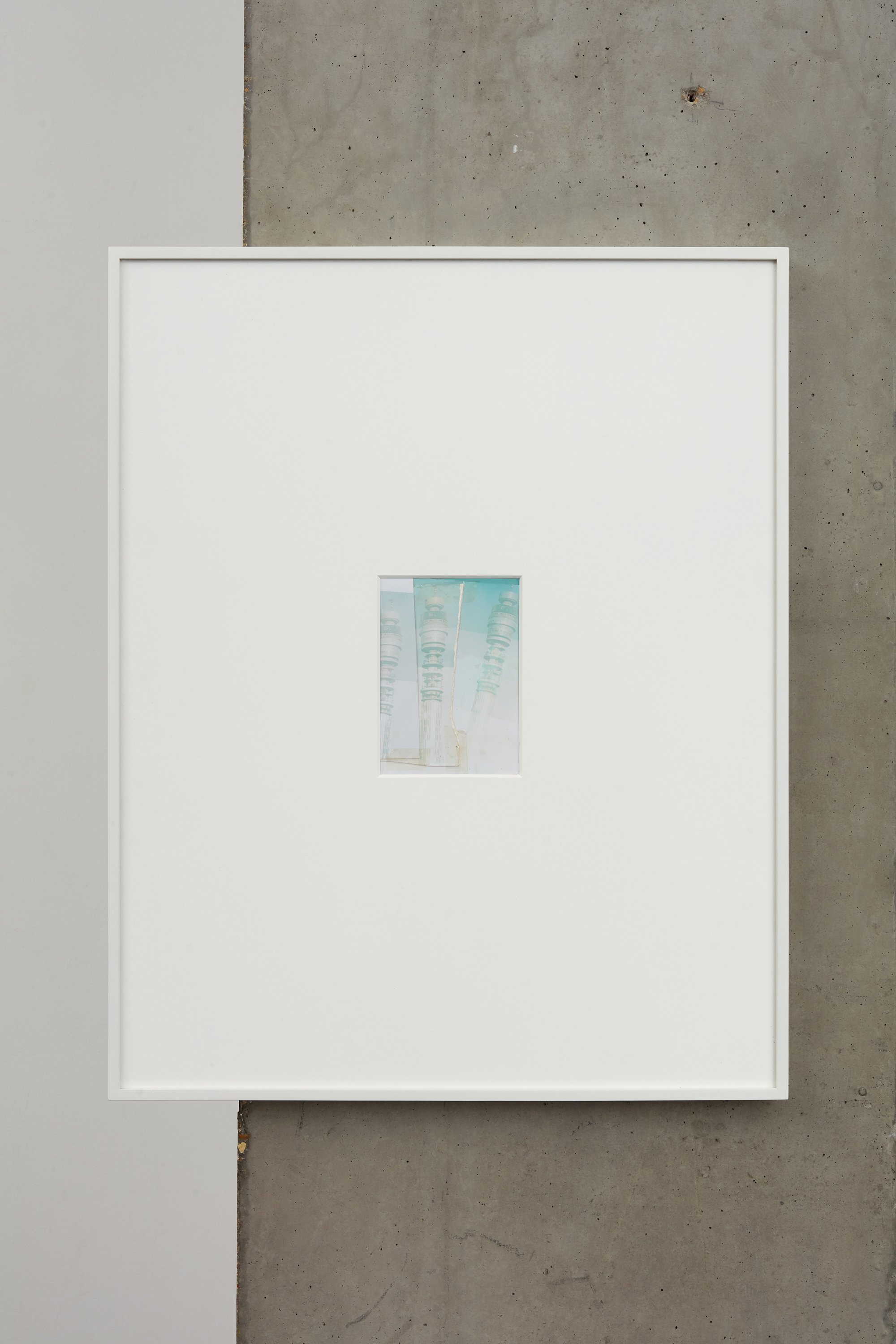  Invisible Light (3), 2023  Hand printed Chromogenic print, tape (framed)  75 x 60 x 4 cm   