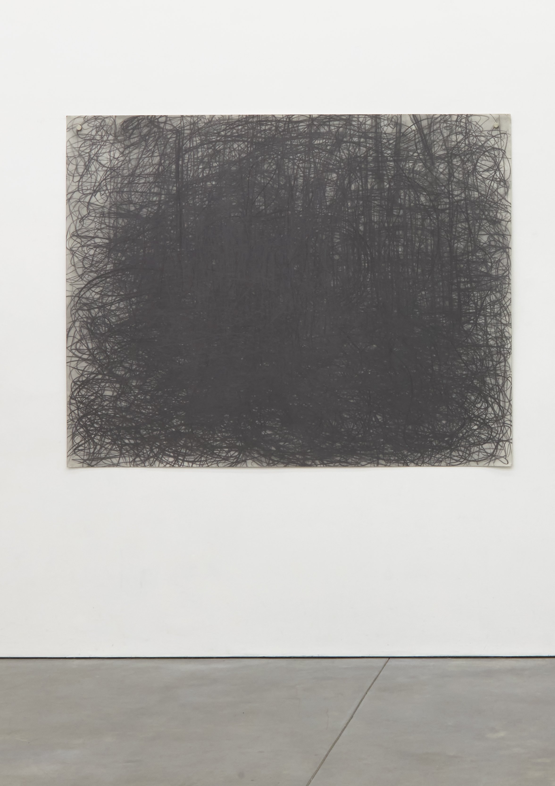  Margarita Gluzberg,  Rotational , Film Experiments (Stalker) , 2019, compressed graphite on paper, 145x185 cm 