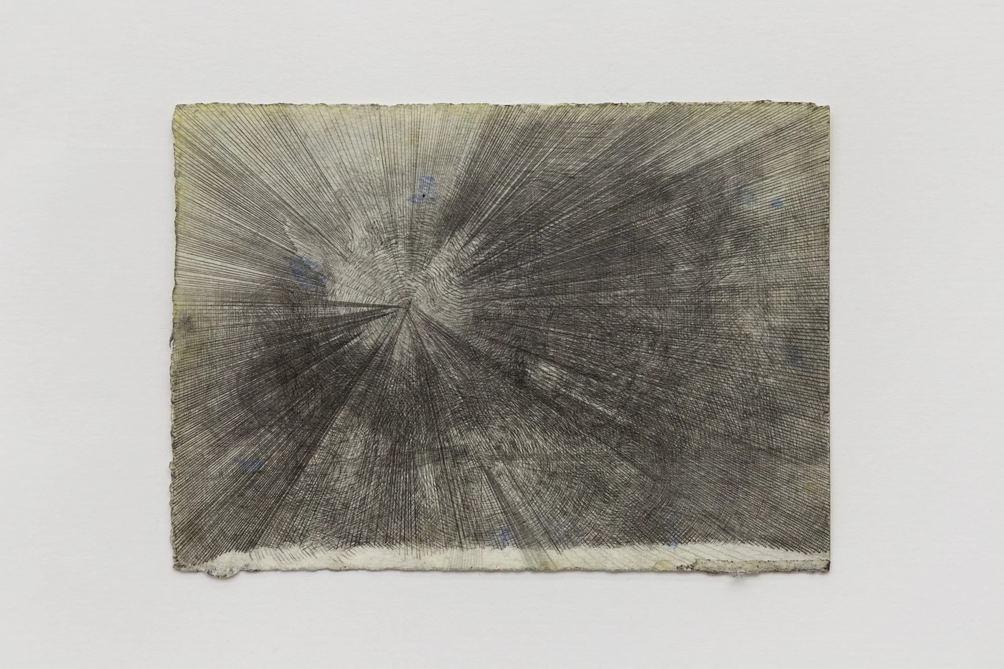  (detail)   Events in gun metal light    pencil, paper, oil, acrylic frame, screws 64.5 x 49.5cm 