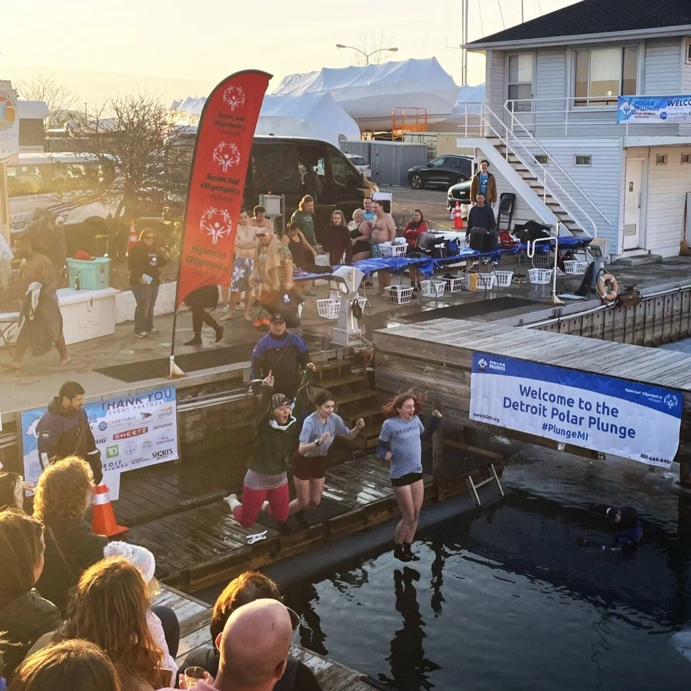 Last Friday, Dari, Taylar and Nicole braved the icy waters of the Detroit River for Special Olympics - Michigan. Together, they raised $655 and showed that resilience isn&rsquo;t just something we build into our projects &mdash; it&rsquo;s who we are