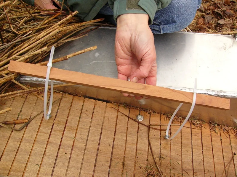 Raft ramp, ties and stick (experimental)