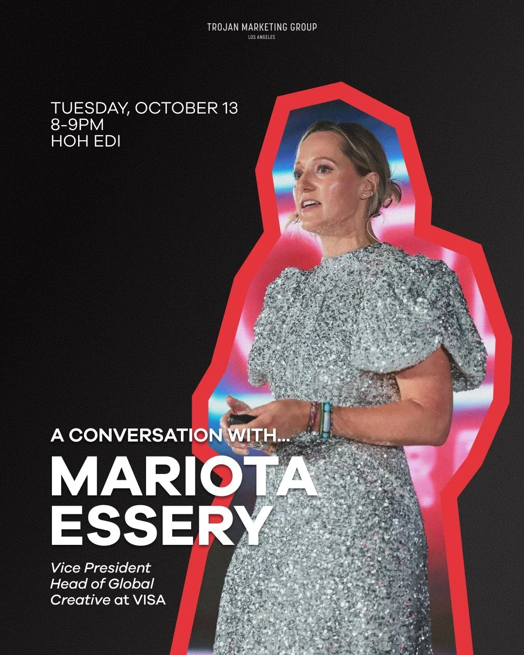 Join us in a conversation with Mariota Essery, VP Head of Global Creative at Visa and a highly awarded Executive Creative Director with over 20 years of experience across creative agencies and in-house creative teams. 

See you on Tuesday, 10/13 from