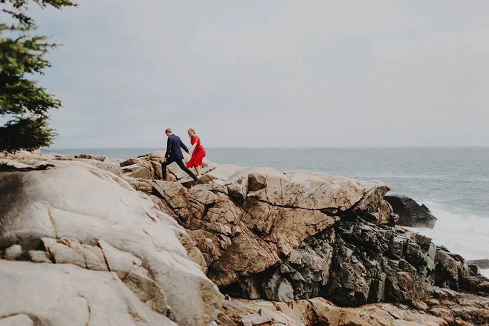 Broadview engineer wedding in Arcadia National Park. Photography credit: @JillianBowes