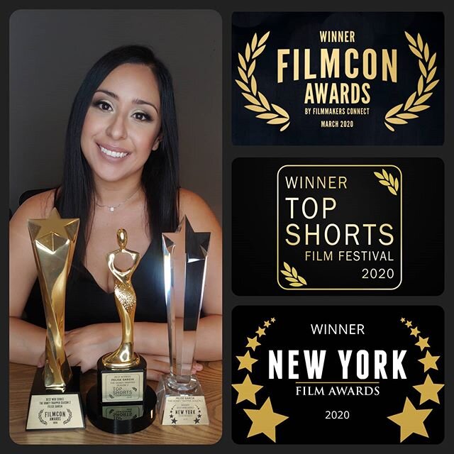 These beauties arrived!🏆😀💕
Thank you so much to the FilmCon Awards, Top Shorts, and New York Film Awards for recognizing all the hard work that was put in this season for my show @thehoneytrapperwebseries. It has truly been an honor being in these