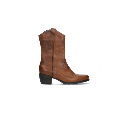 WOLKY Caprock softy wax cognac maat 40, 41 — Schoen en Co.