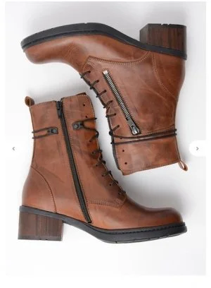WOLKY Rimbley comfy wax cognac