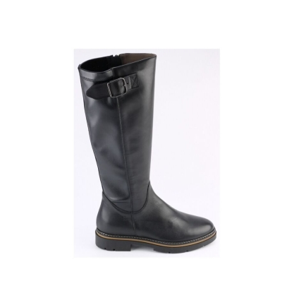 DL Sport  lange zwart leren laars  | 6378 |   € 229,95