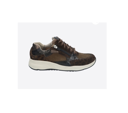 DUREA veterschoen met rits bruin/print | € 239,95