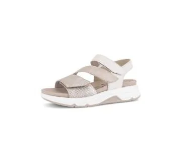   GABOR Rolling Soft Sandaal beige/wit | €  124,95  