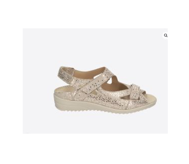   DUREA klittenband sandaal taupe | € 219,95  