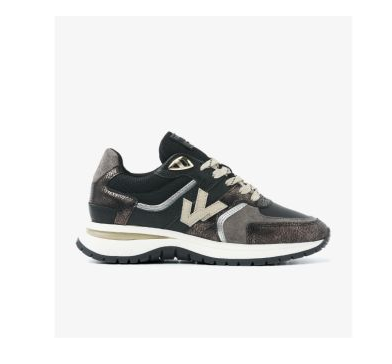 VIA VAI USHER DAVINA zwarte sneaker