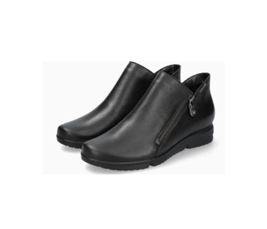 MEPHISTO Romia kort zwart leren laarsje