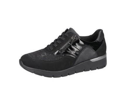 WALDLAUFER K-Ramona zwarte sneaker