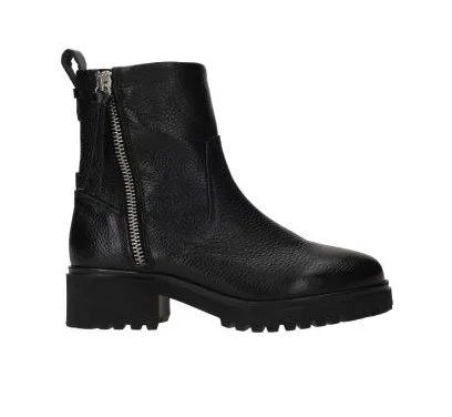 PIEDI NUDI zwart leren laarsje SORA