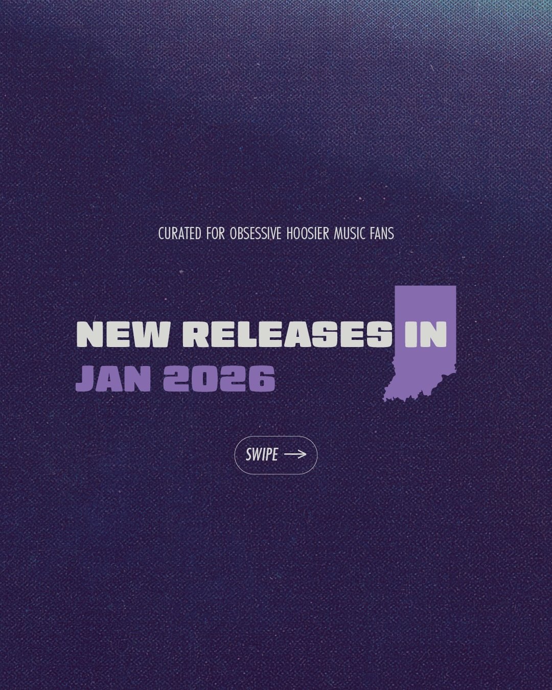 ⛄️ Had to wait for the snow to finally thaw before we could share the January music highlights (that&rsquo;s my story for being late, and I&rsquo;m sticking to it).

New year, new releases, same plan:
We&rsquo;re cataloging all the Hoosier releases w
