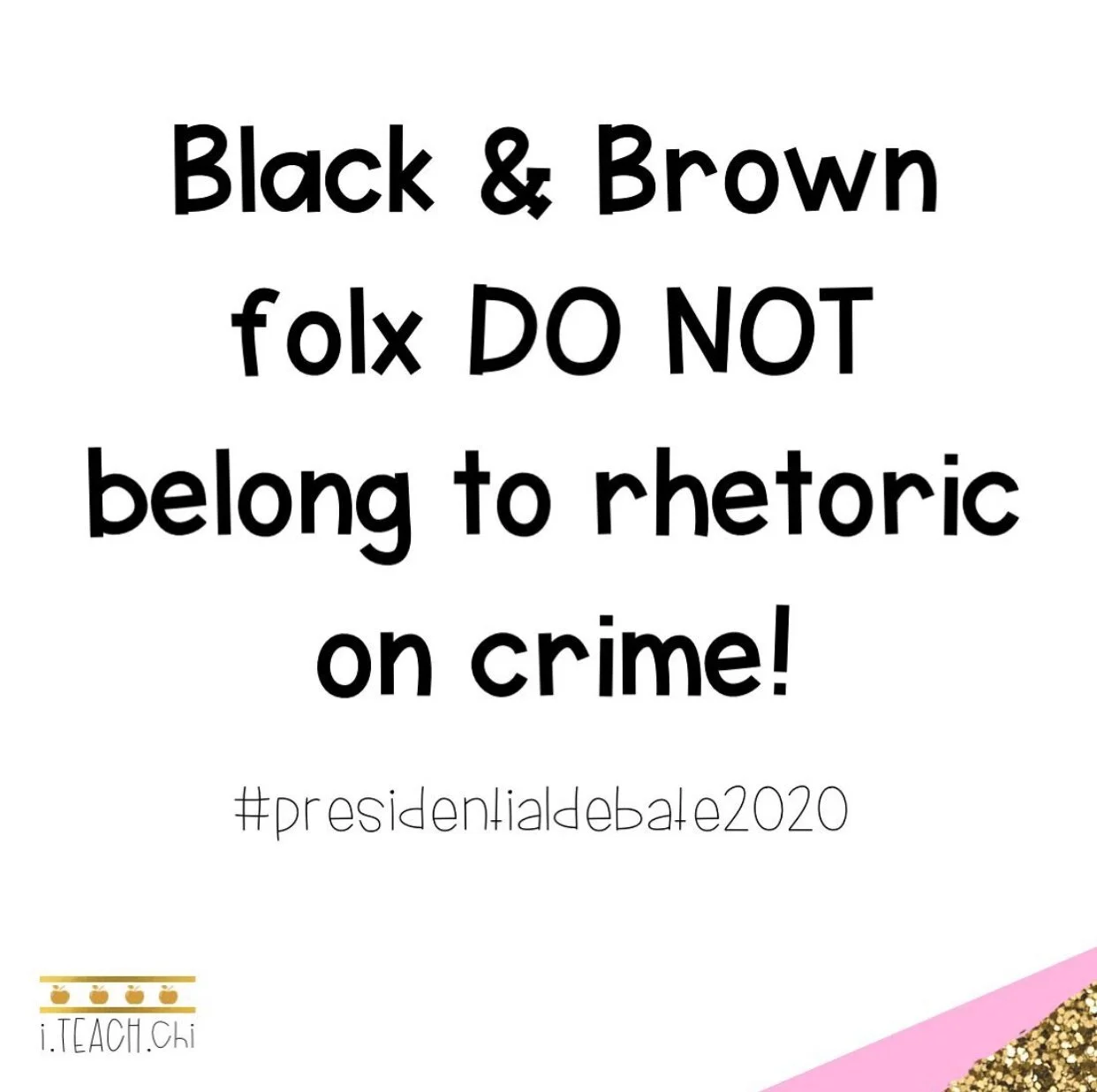 Teaching moment❕Presidential Debate 2020