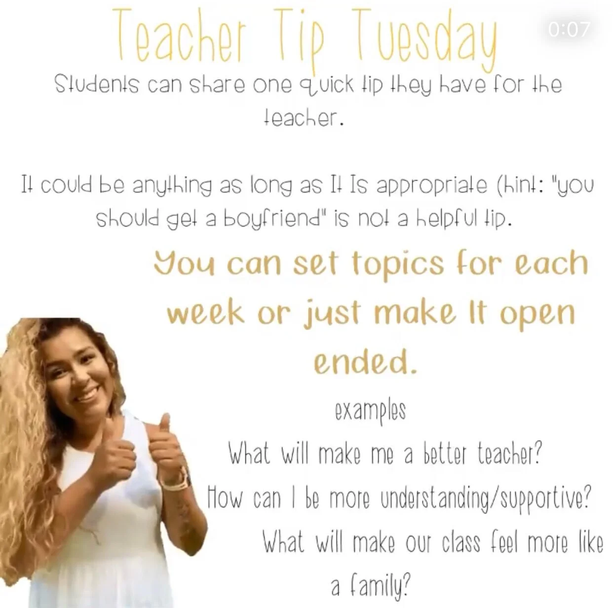 Teacher Tip Tuesday