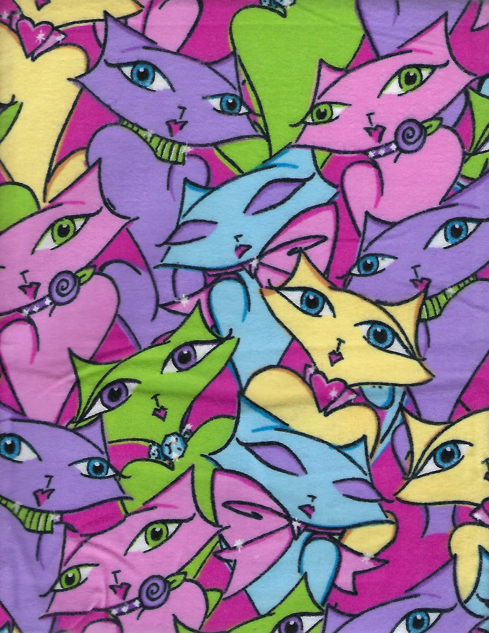 Cats with Big Eyes Flannel.jpg