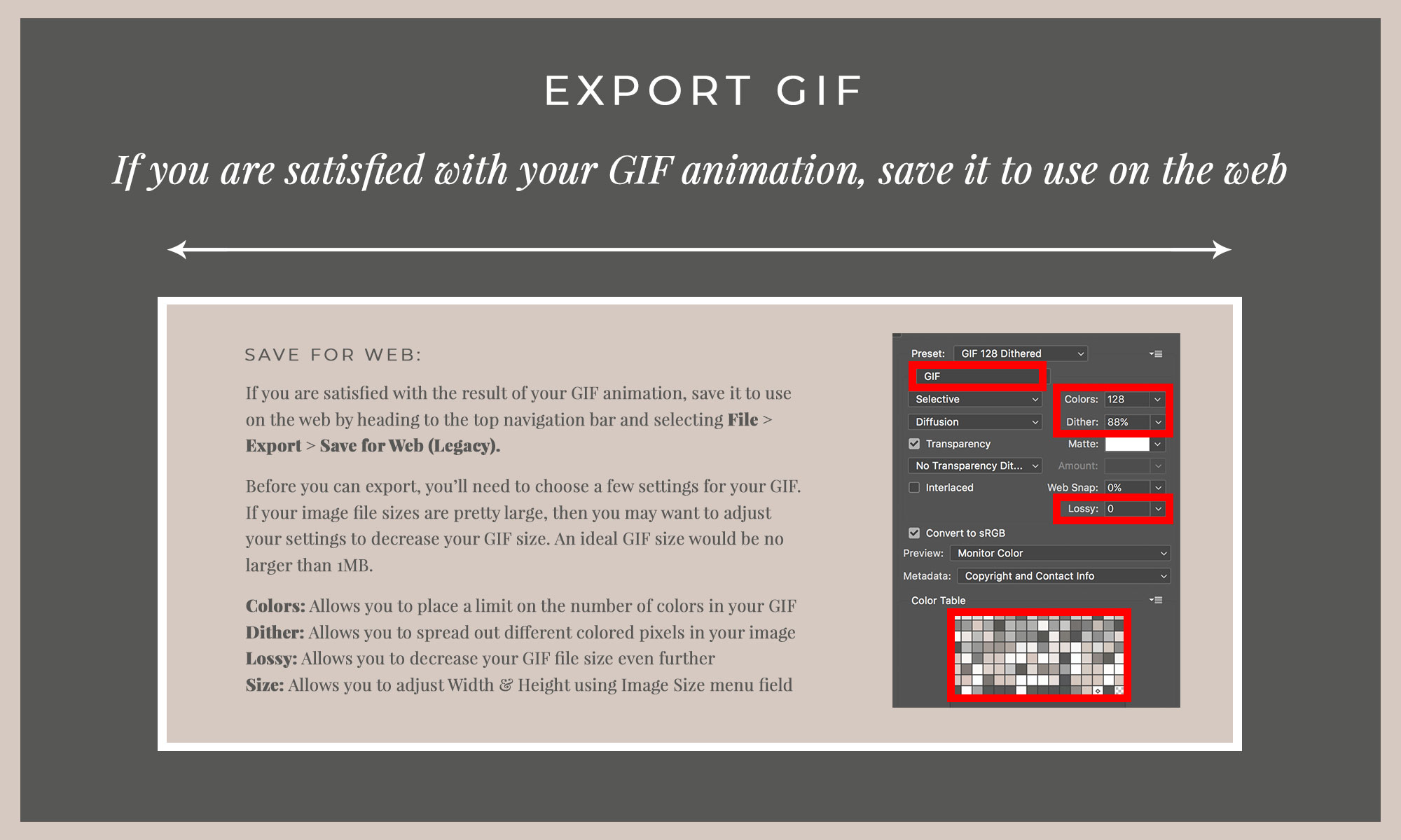 How to Make a GIF in Photoshop and Export It for Sharing