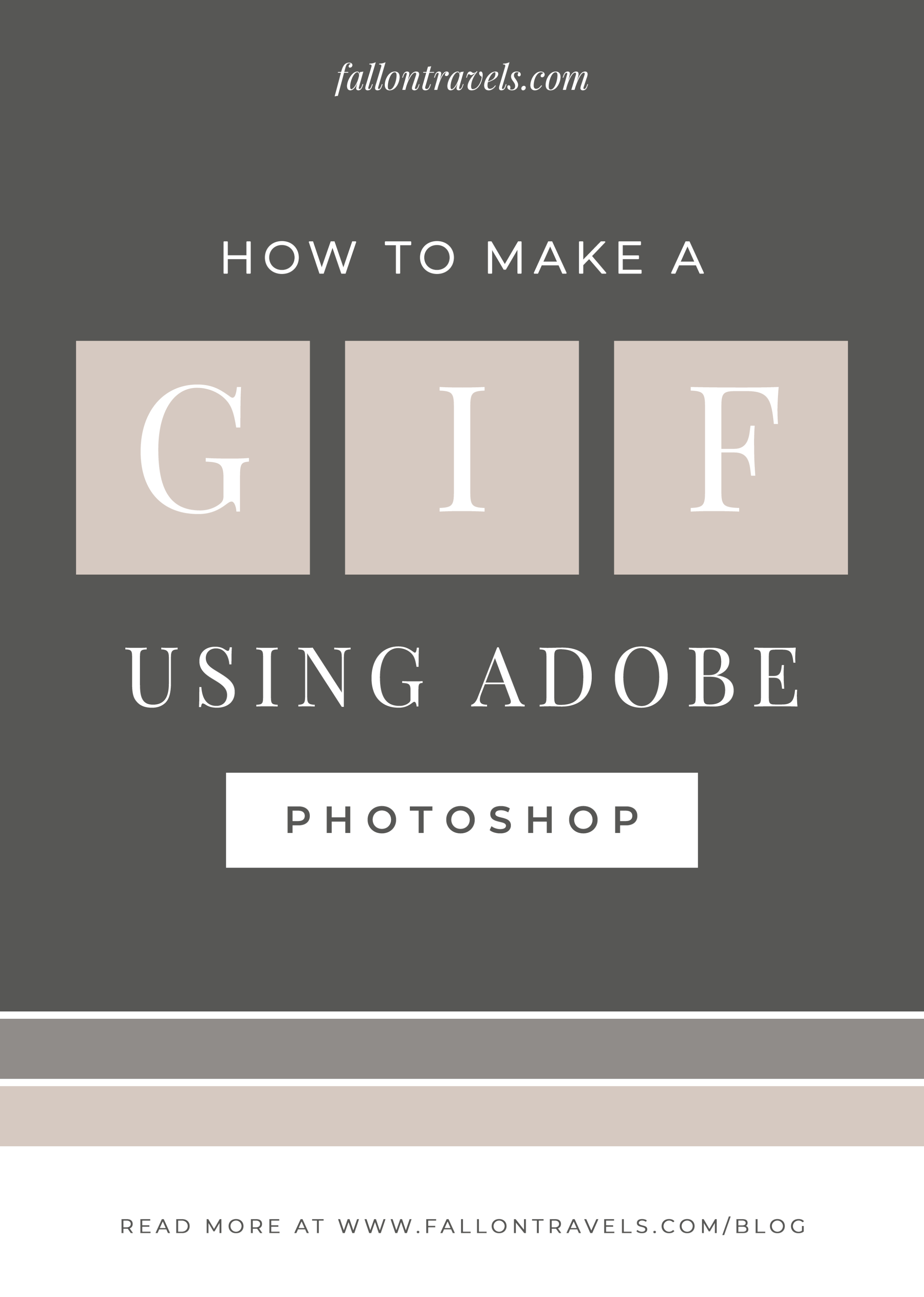 Gif maker - make an animated GIF in Photoshop, Adobe