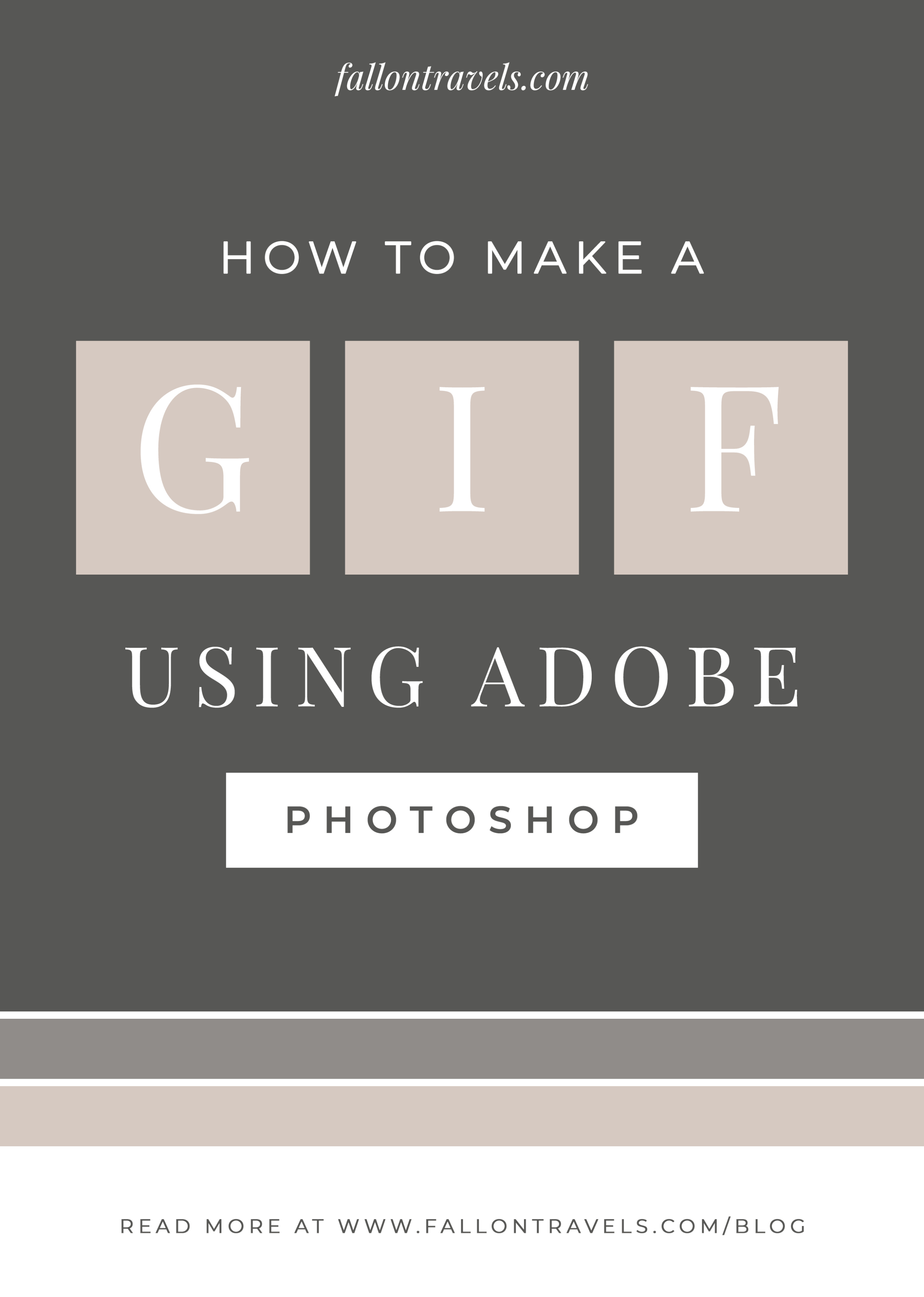 How to create animated gifs to Facebook with Photoshop 