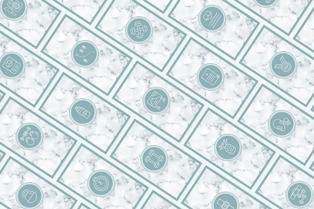 Fitness & Health Blog Instagram Highlight Icon Covers