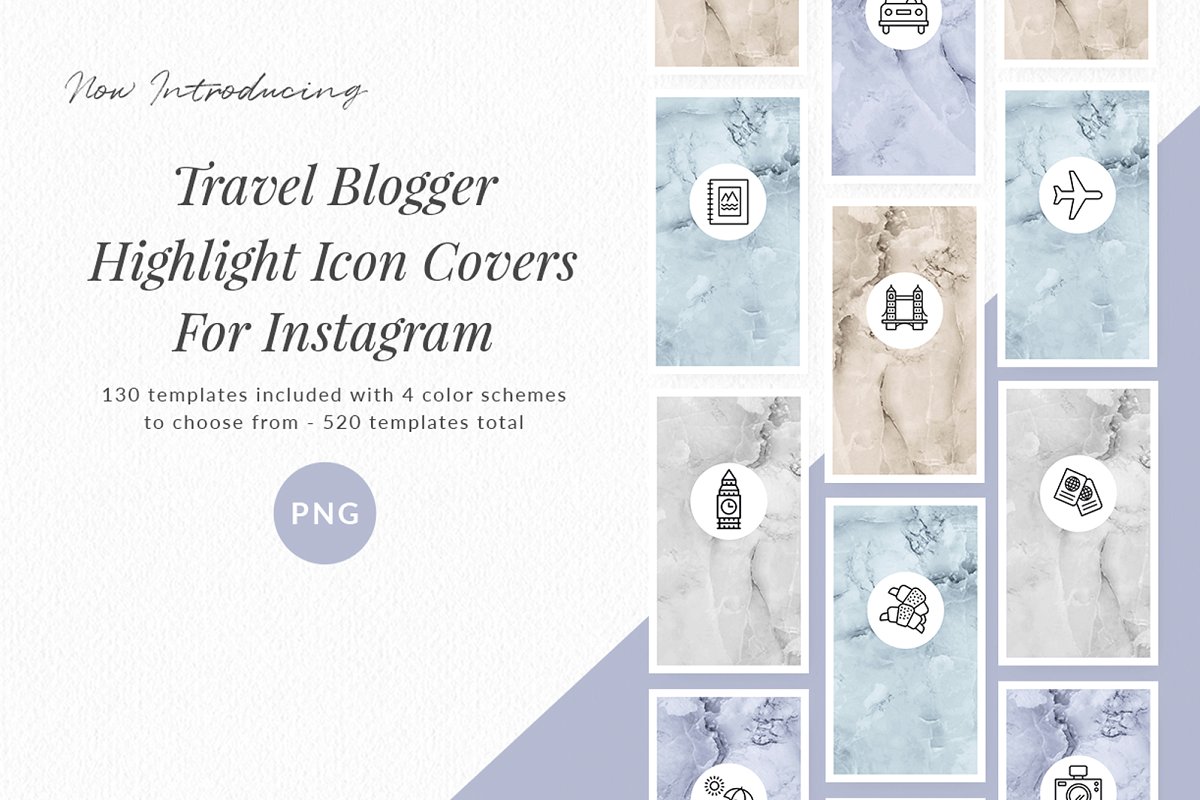 Travel Blogger Instagram Highlight Icon Covers