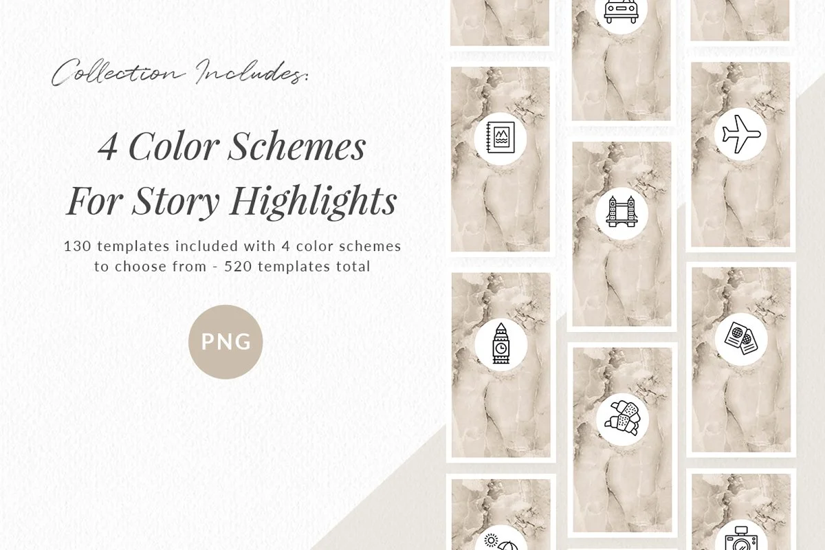Travel Instagram Highlight Cover Icons