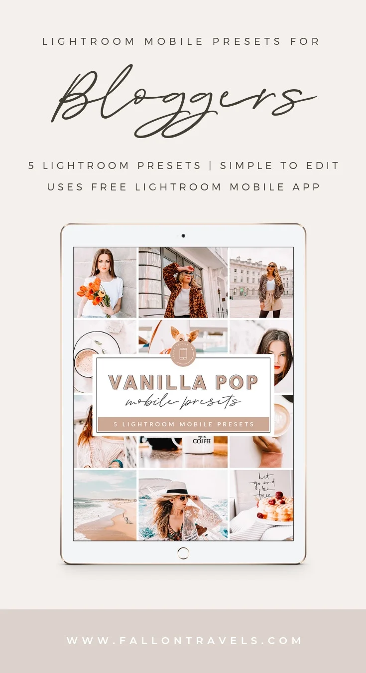 Light and Airy Lightroom Mobile Presets