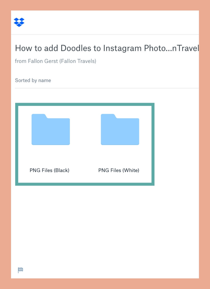 how to add fun doodles to instagram photos using Canva