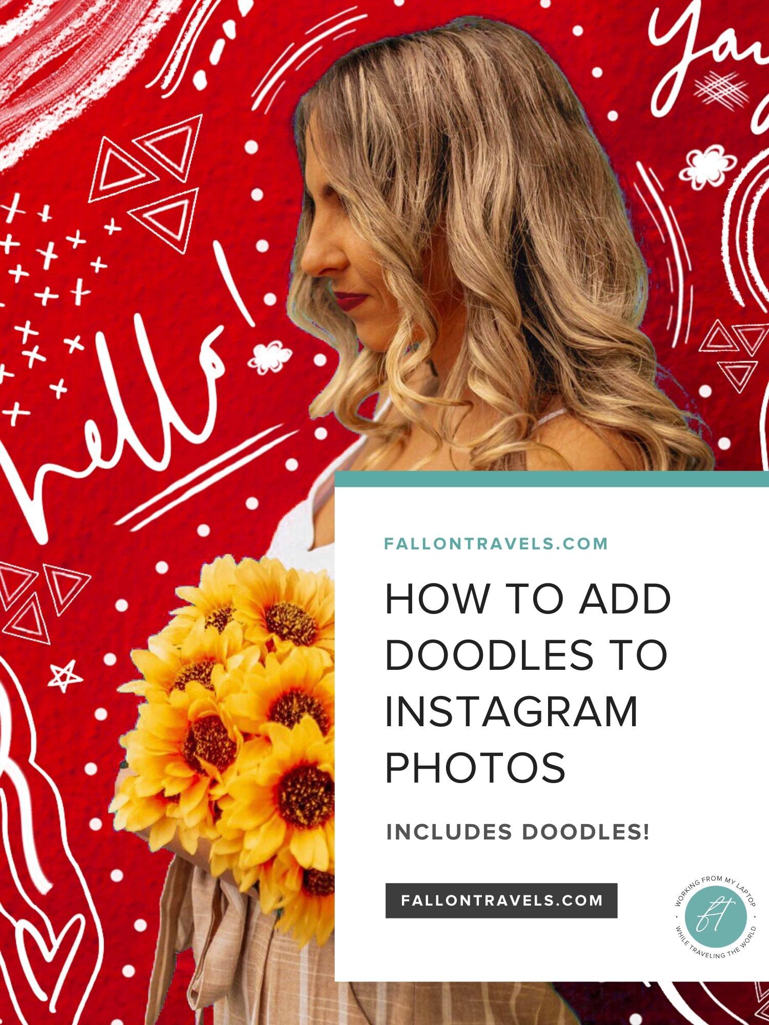 add fun doodles and outlines to instagram photos