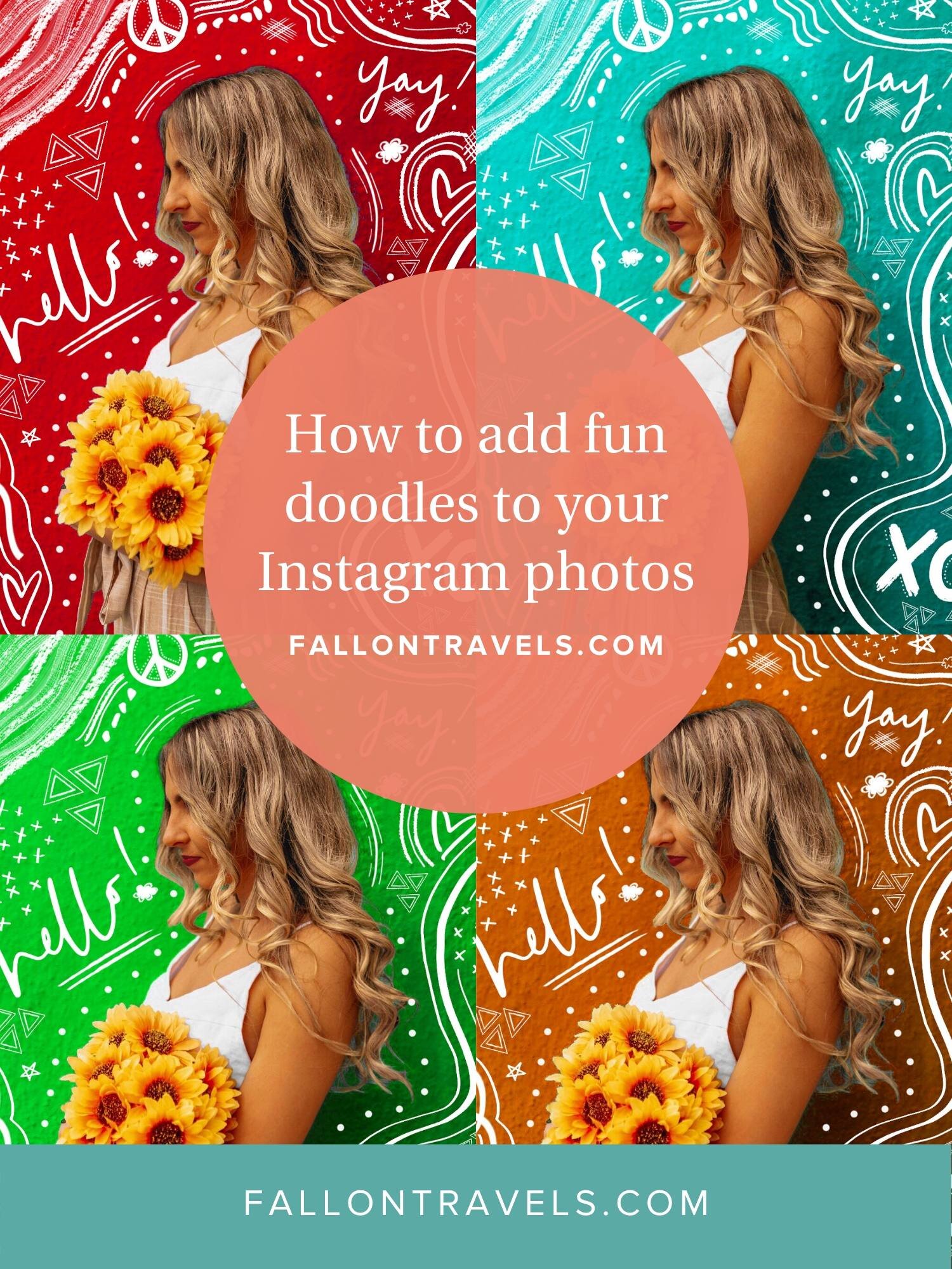 how to add fun doodles to instagram photos